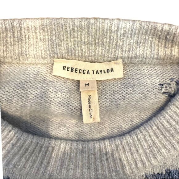 Rebecca Taylor Star Intarsia Sweater Excellent Condition size M - Picture 4 of 10